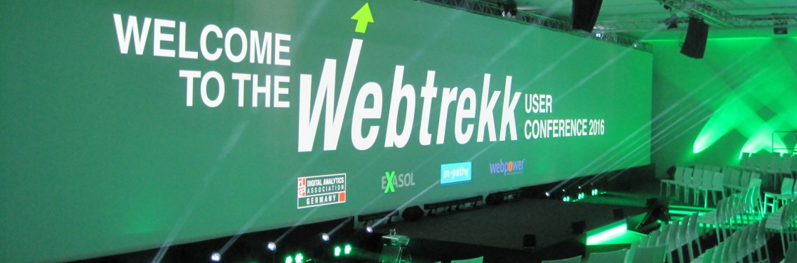 Setup-Design und Messebau für Webtrekk User Conference